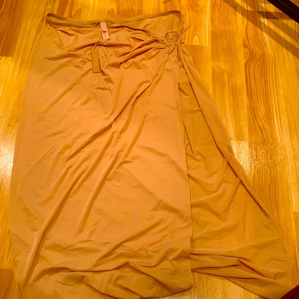 NWT SKIMS Long Sarong Mesh Cover-up size 2X